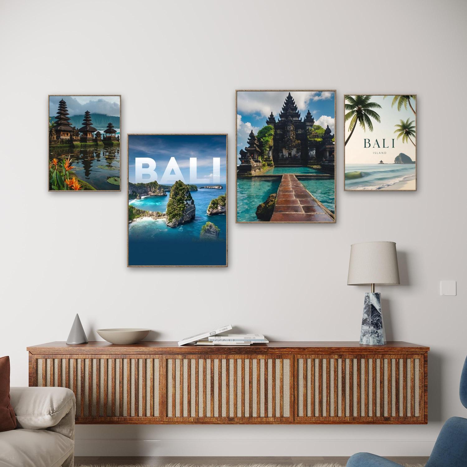 Embroidery Bali - Peinture diamantée DIY Paysage de l'île