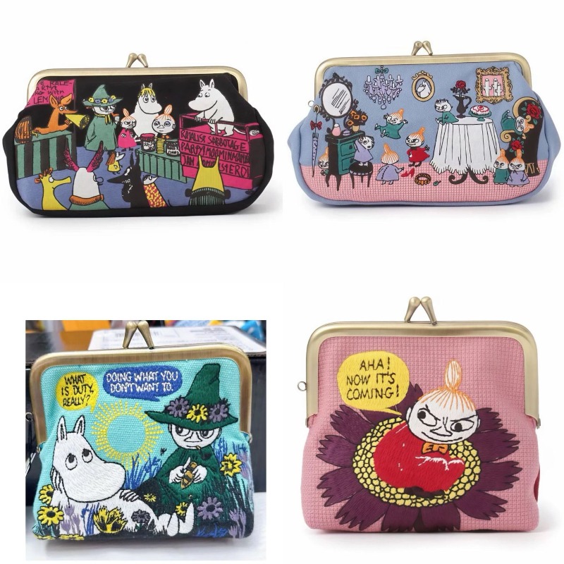 Embroidery Bag - Mini porte-monnaie de la série Moomins,
