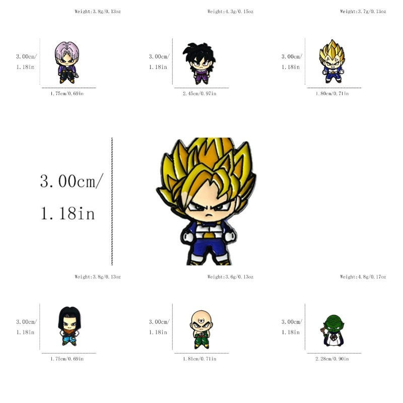 Lot de 7 broches manga mignonn - Embroidery Reddit avis et prix
