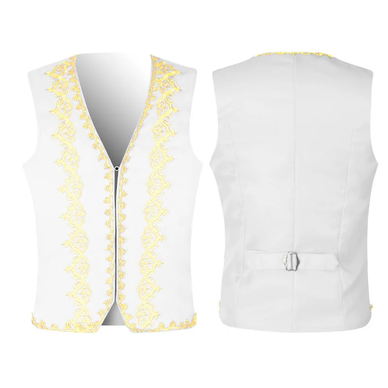Gilet baroque brodé d'or médié - Embroidery Online avis et prix