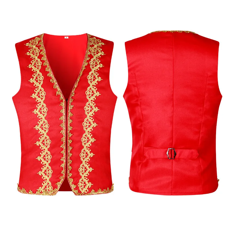 Gilet baroque brodé d'or médié - Embroidery Online avis et prix