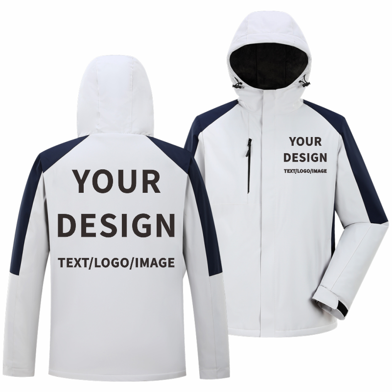Veste d'hiver décontractée ave - Embroidery Design Logo avis et prix