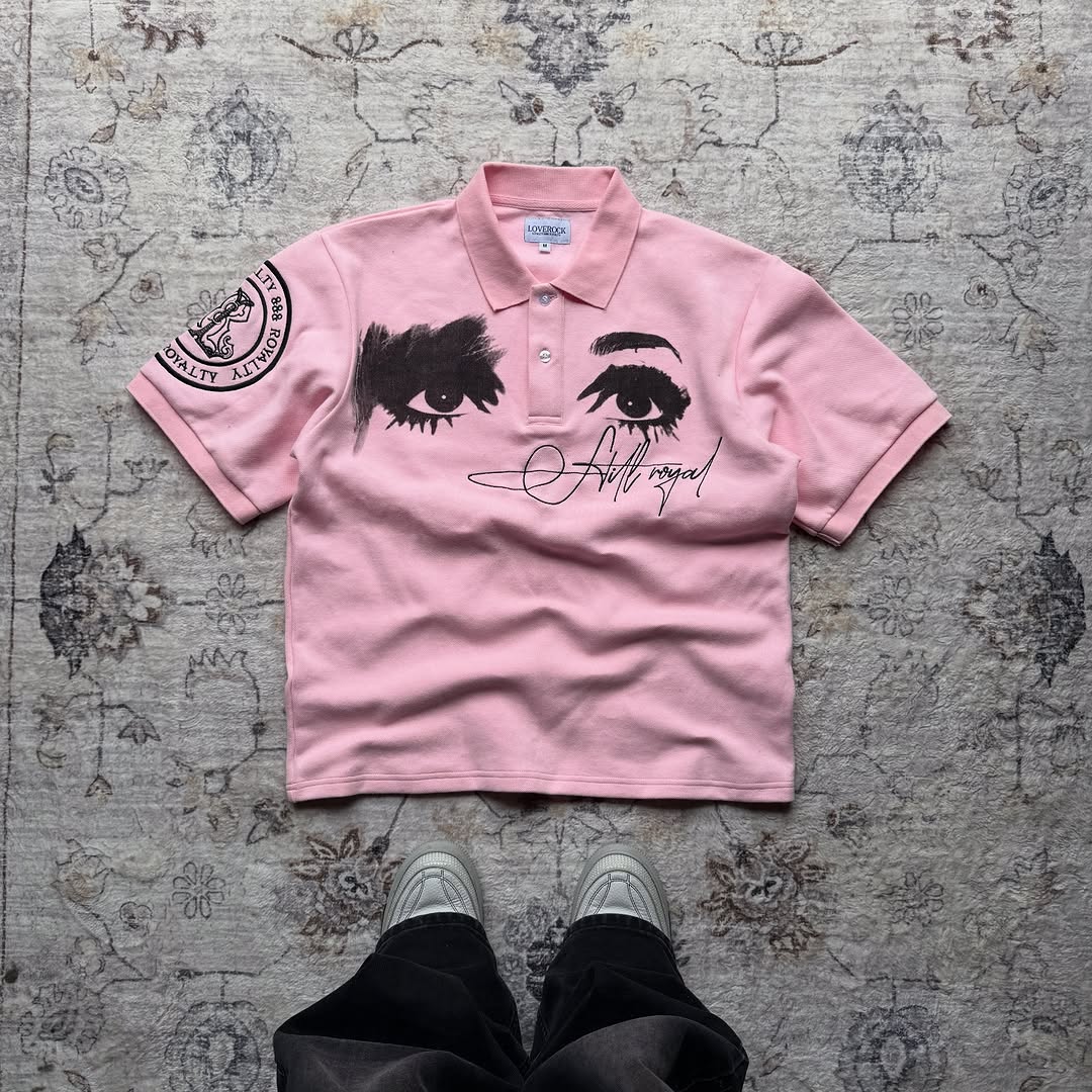 Polo de style rétro américain, - Embroidery Design Logo avis et prix